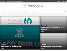 Tablet Screenshot of e-briancon.com